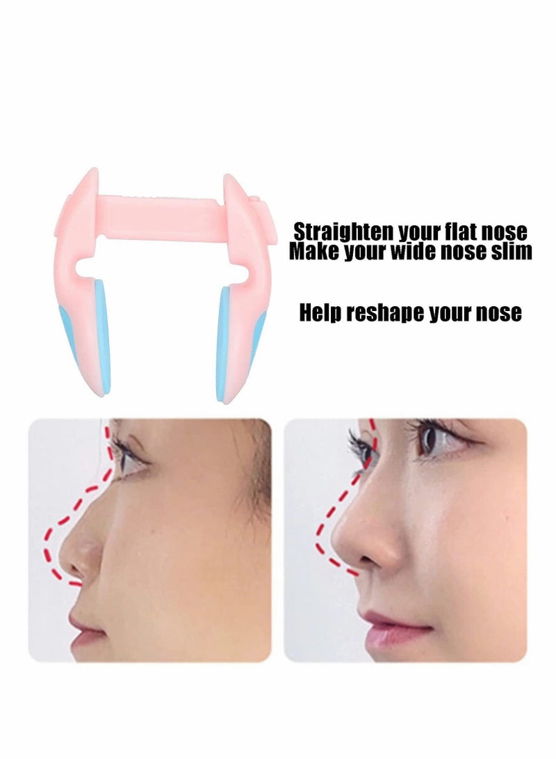 Y&D Professional Nose Bridge Straightener Corrector, Silicone Shaper Lifter Clip, Beauty Clip for Lifting Slimming Clips Straightening Tool Women Men (Pink) - Image 3