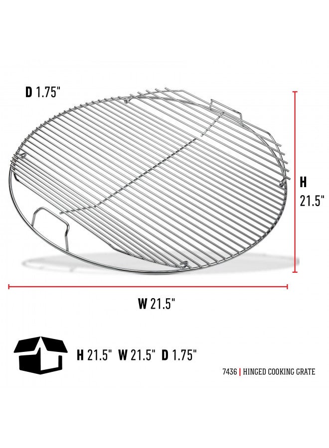 Weber Weber Hinged Cooking Grate for 22 Charcoal Grill - Image 2