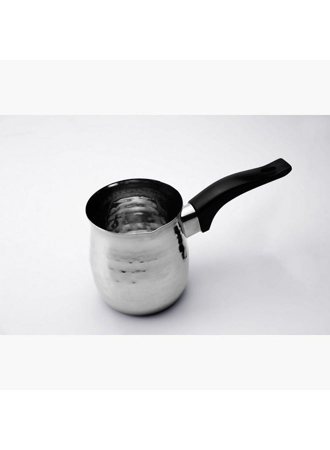 Chef Inox Hammered Stainless Steel Coffee Pot Stovetop Warmer 900ml, Silver - Image 3