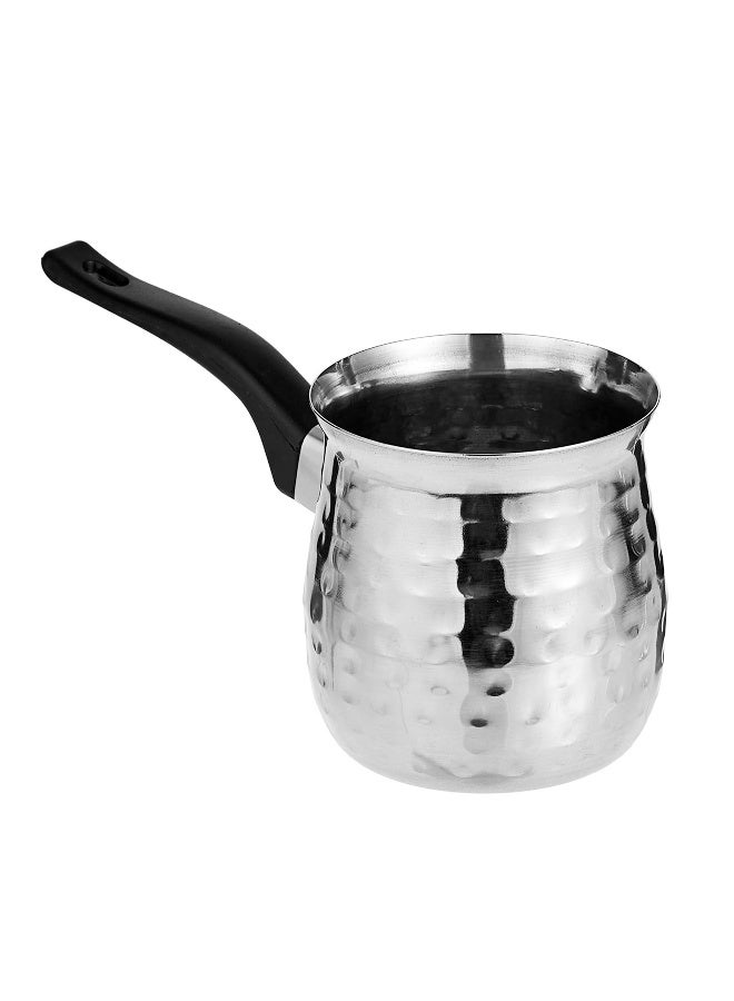 Chef Inox إبريق قهوة من الفولاذ المقاوم للصدأ المصقول مع سخان موقد 900 مل، فضي - Image 1