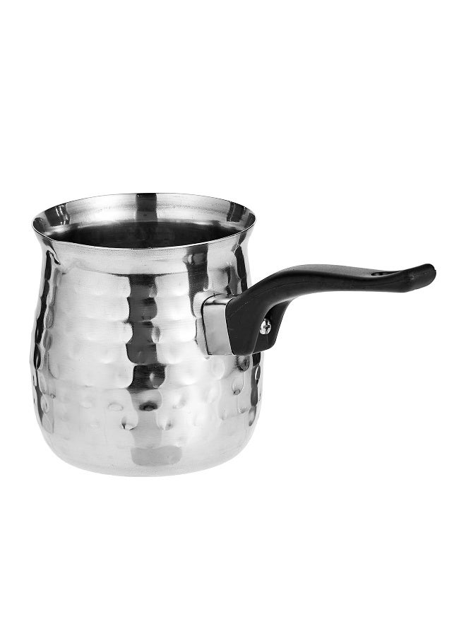 Chef Inox إبريق قهوة من الفولاذ المقاوم للصدأ المصقول مع سخان موقد 900 مل، فضي - Image 5