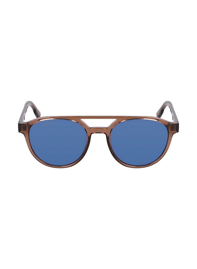 LACOSTE Men's UV Protection Oval Sunglasses - L6008S-210-5319 - Lens Size: 53 Mm  - Image 1