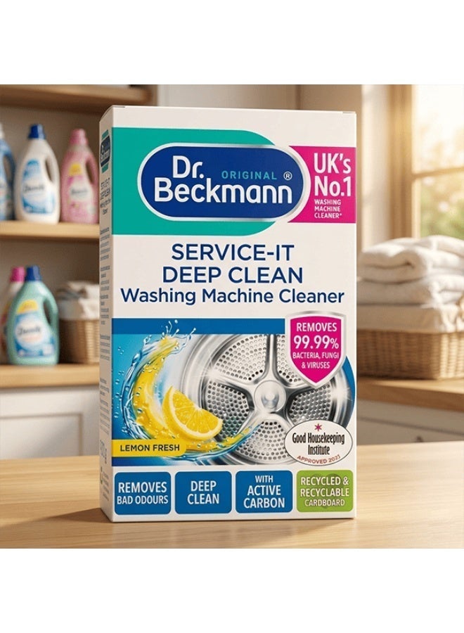 Dr. Beckmann Service-it Deep Clean Washing Machine Cleaner with Active Carbon, 250 g - Image 4