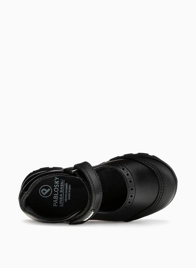 بابلوسكي أحذية مدرسية للبنات بشريط لاصق - Image 4