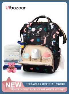 Baby Diaper Bag Backpack - Baby Bag for Boys and Girls, Diaper Backpack - Large Diaper Bags for Travel - Baby Gifts u0026 Bath Search Log - Newborn Essentials u0026 Supplies for Mom