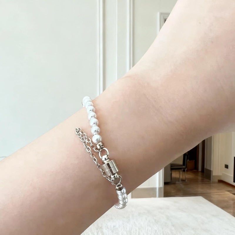 4 Pcs Silver Jewelry Clasps, Alloy Necklace Clasps with Strong Attachment Force, DIY Silver-Colored Necklace Clasp Converter - Image 4