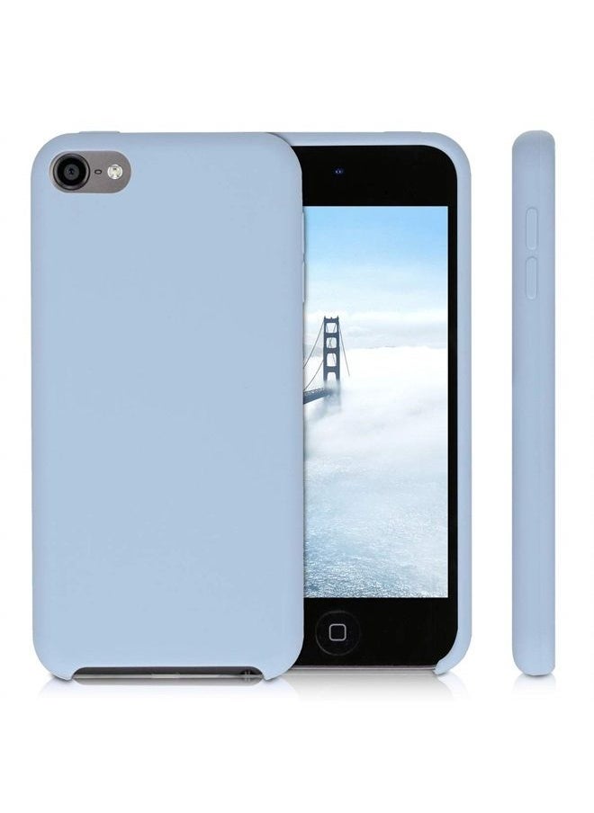 kwmobile TPU Silicone Case Compatible with Apple iPod Touch 6G / 7G (6th and 7th Generation) - Case Soft Flexible Protective Cover - Light Blue Matte  - Image 5