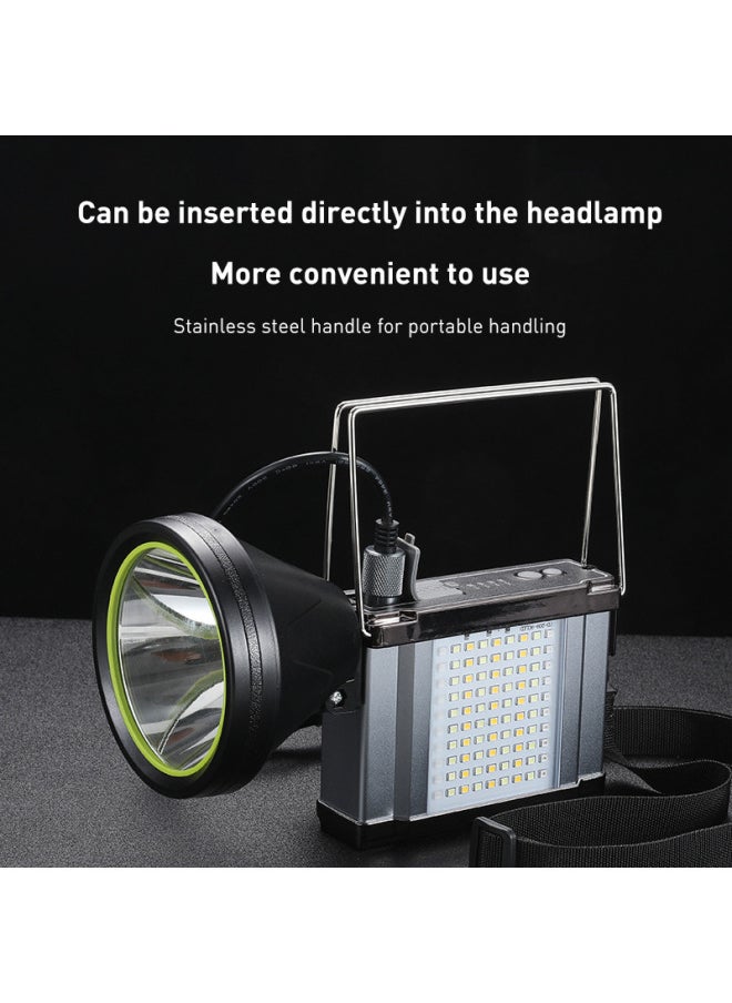 Generic - Strong Light Split Headlamp Super Bright Led Head-mounted Waterproof Outdoor Lamp 20000 MA Miner's Lamp P50 Headlamp-Color:ZJ-8002-B - Image 1