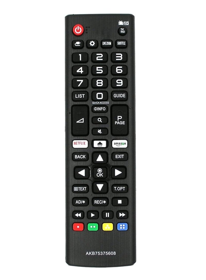 ELTRAZONE ELTRAZONE Replacement Remote Control Compatible with LG TV 32LK6200PLA, 40UK6400PLF, 42LB5820, 42UK6200, 43LK5900, 43LK5900PLA – No Setup Required, Strong IR Signal, Fully Functional LG TV Replacement Remote with Durable & Ergonomic Design, Hassle-Free Pairing & Comprehensive Button Layout for Effortless Navigation and Entertainment
