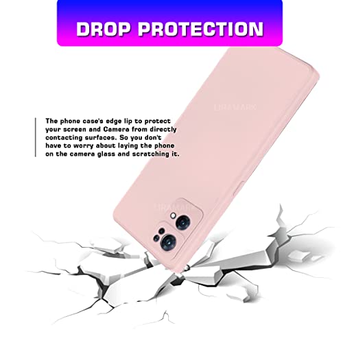 LIRAMARK Silicone Soft Back Cover Case for Oppo Reno 7 Pro 5G (Pink) - Image 5