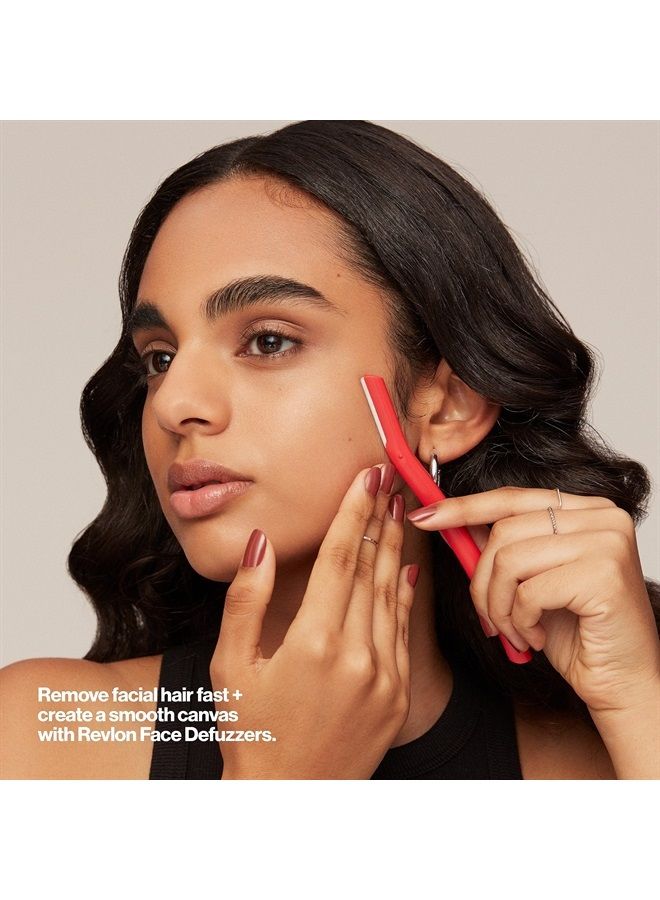 Revlon Dermaplaning Tool, Facial Razor & Hair Removal Tool, High Precision Blade,Smooth & Even Skin, Stainless Steel (Pack of 2) - Image 5