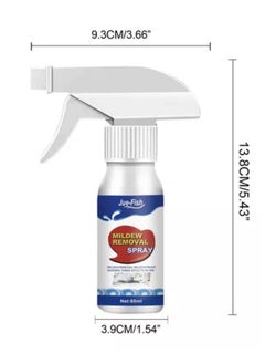 JUE-FISH Mould and Mildew Remover Spray for removing stains from wall tiles and corners 60 ml  - Image 2