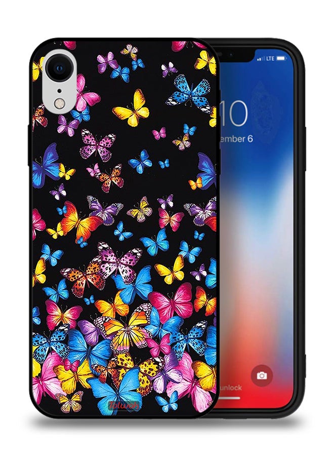 Tolwak Apple iPhone XR Protective Case Colorful Butterflies - Image 1