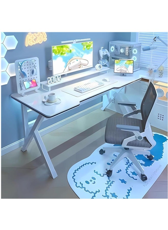 ESINO Large Gaming Desk, Thicken Gaming Table, Simple Game Table for Home Bedroom Table, Student Writing Study Tables 