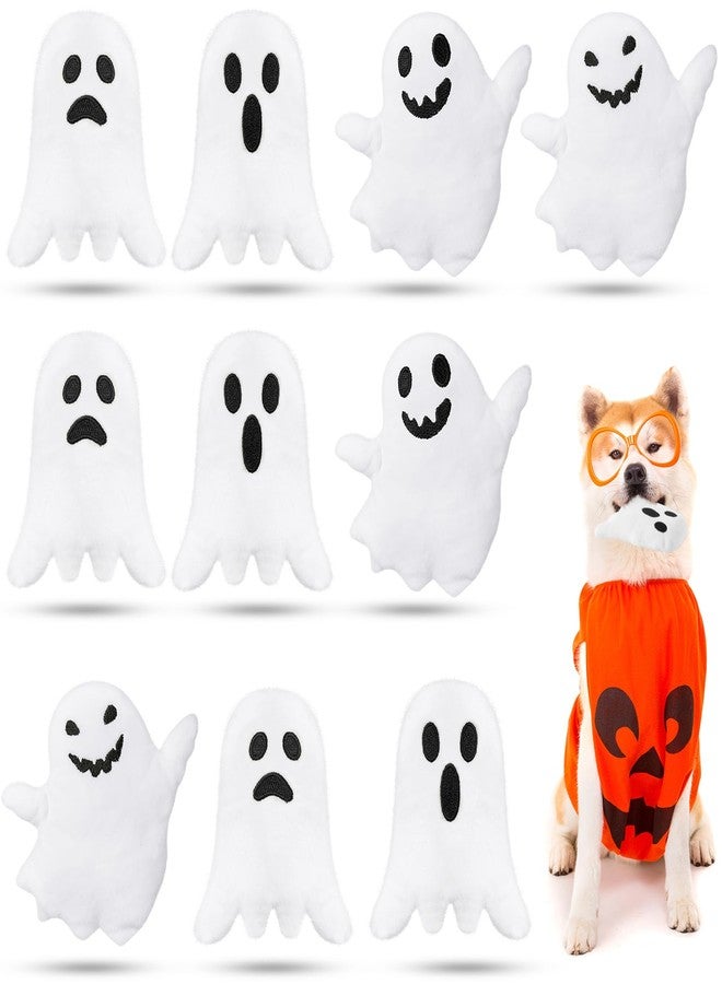 Civaner 12 Pcs Halloween Squeaky Dog Toys Bulk Ghost Stuffed Plush Toys for Dogs Interactive Teething Chew Plaything for Halloween Small Medium Large Pets Teething Cleaning and Training - Image 1