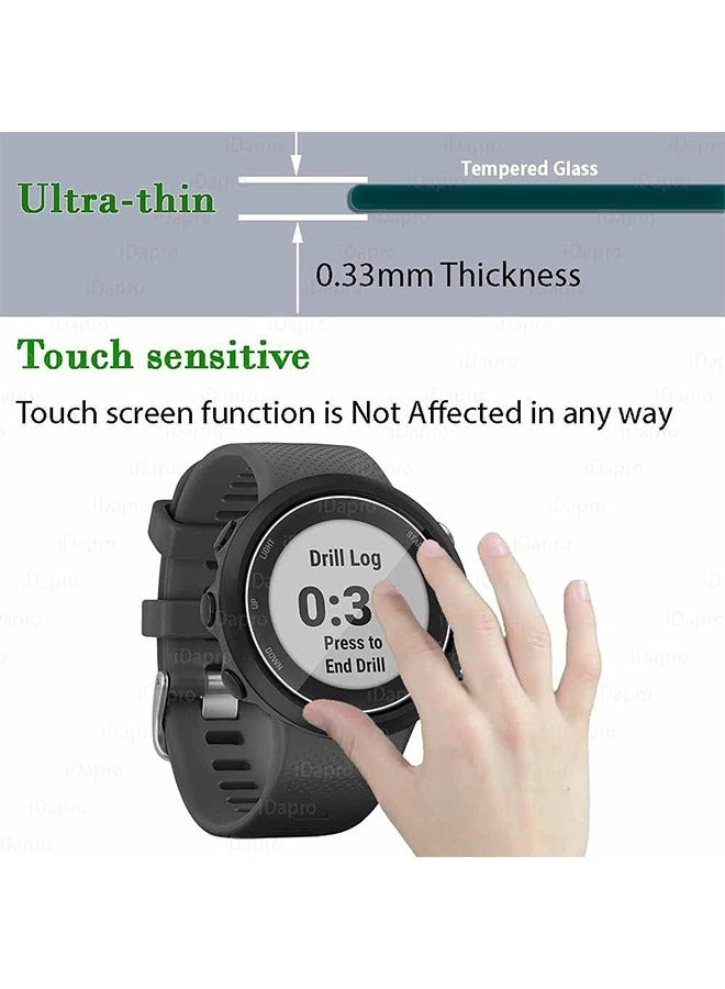 HY Premium Screen Protector for Huawei Watch GT 4 46mm Tempered Glass Film Guard Cover Genuine Glass One Push Super Easy Installation (4 Pack)  - Image 5