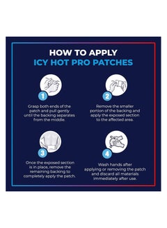 Icy Hot Icy Hot Pro Pain Relief Patch 5 Count  - Image 5