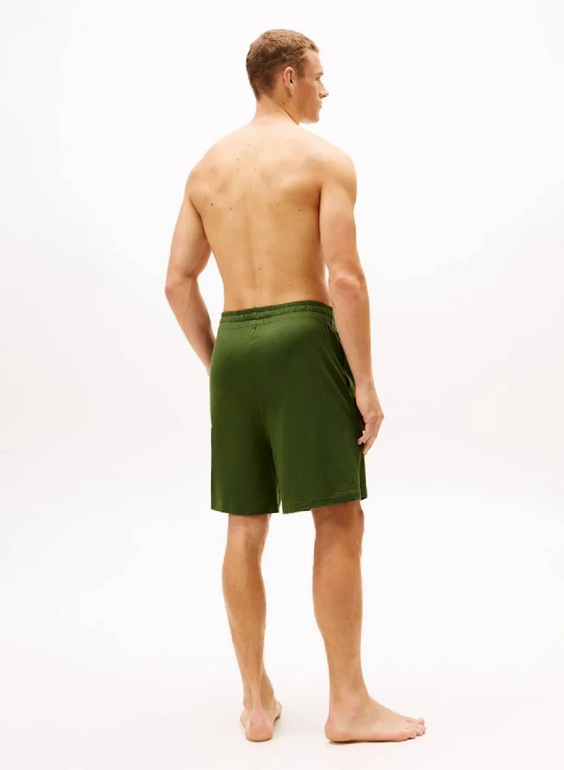 TOMMY HILFIGER Mountain Pine Cotton Jersey Pyjama Short for Men | Best Price UAE