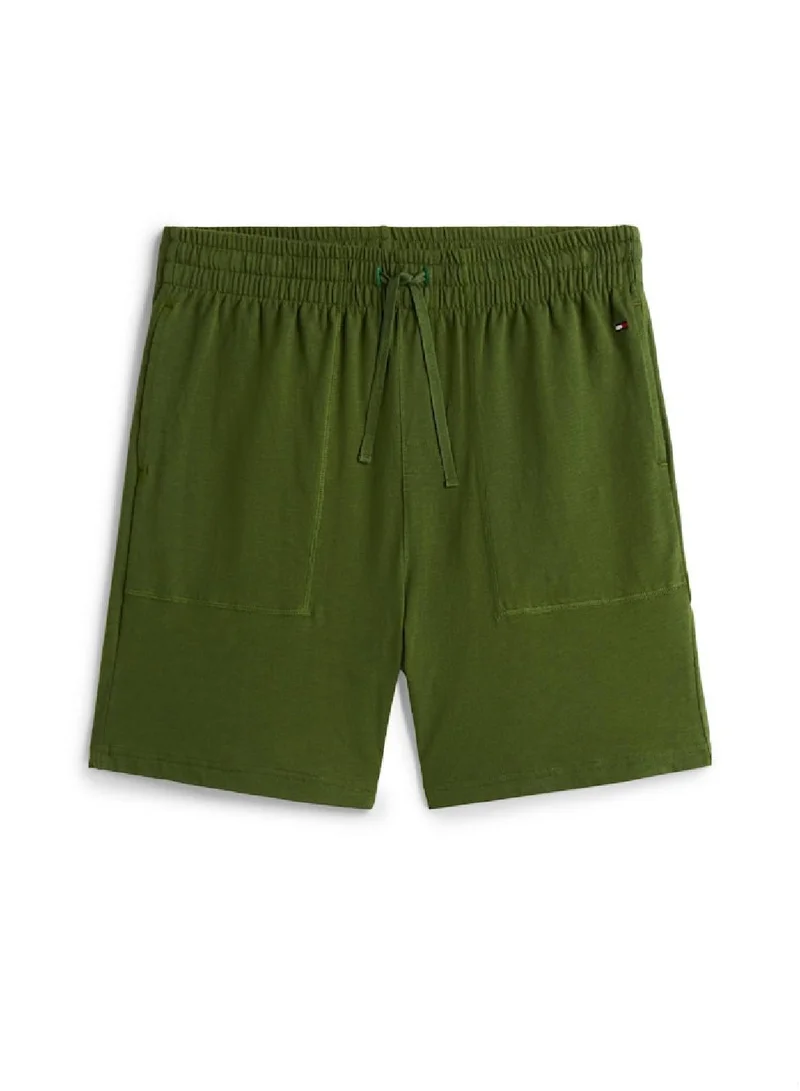 TOMMY HILFIGER Mountain Pine Cotton Jersey Pyjama Short for Men | Best Price UAE