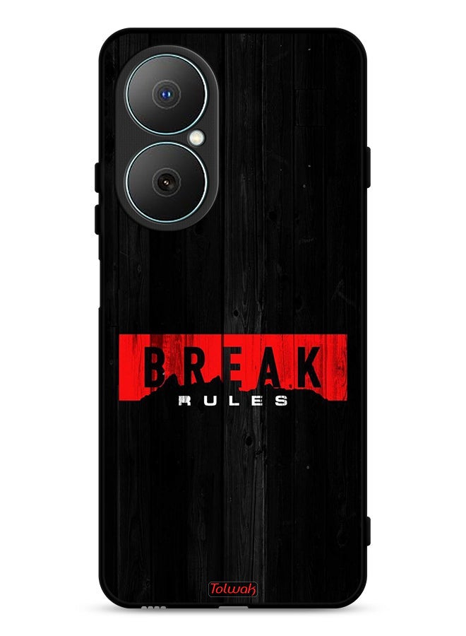 Tolwak Huawei Nova Y73 Protective Case Cover Break Rules