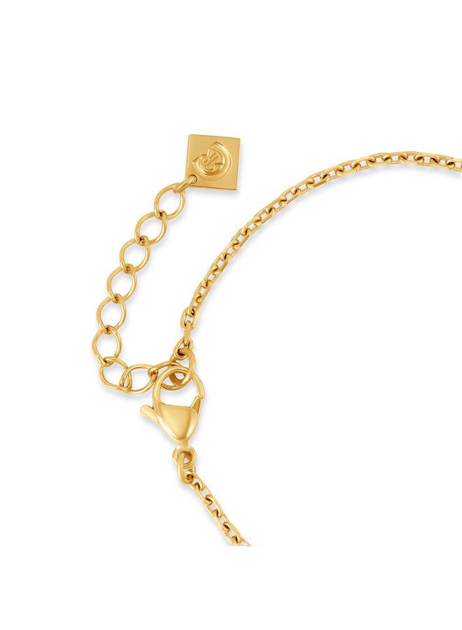 شيروتي 1881 إيزادورا سوار ذهبي دائري بتصميم فتحة حرف سي للنساء - Image 3