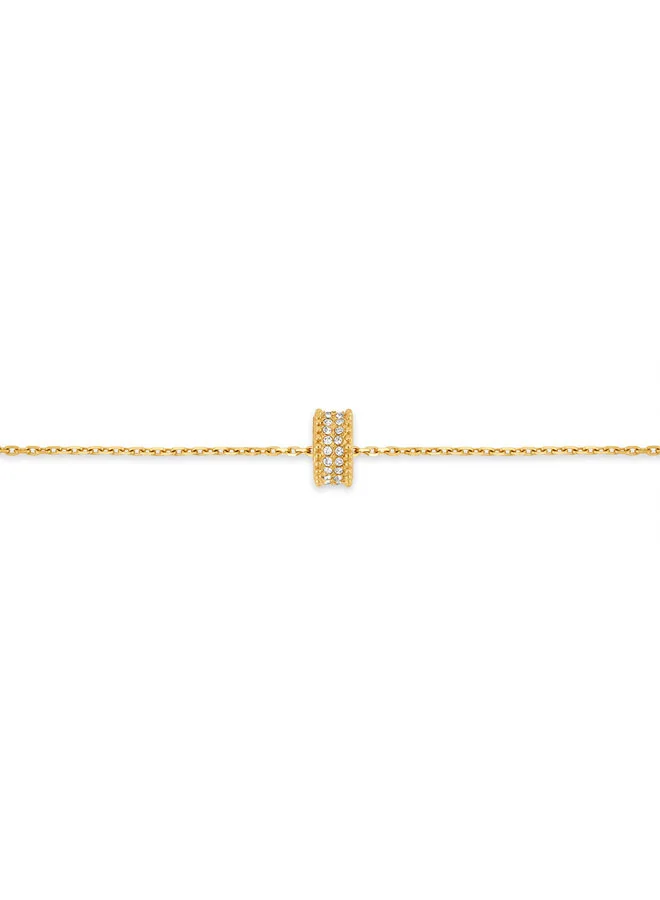 CERRUTI 1881 Isadora Gold Round C Cutout Motif Bracelet for Women