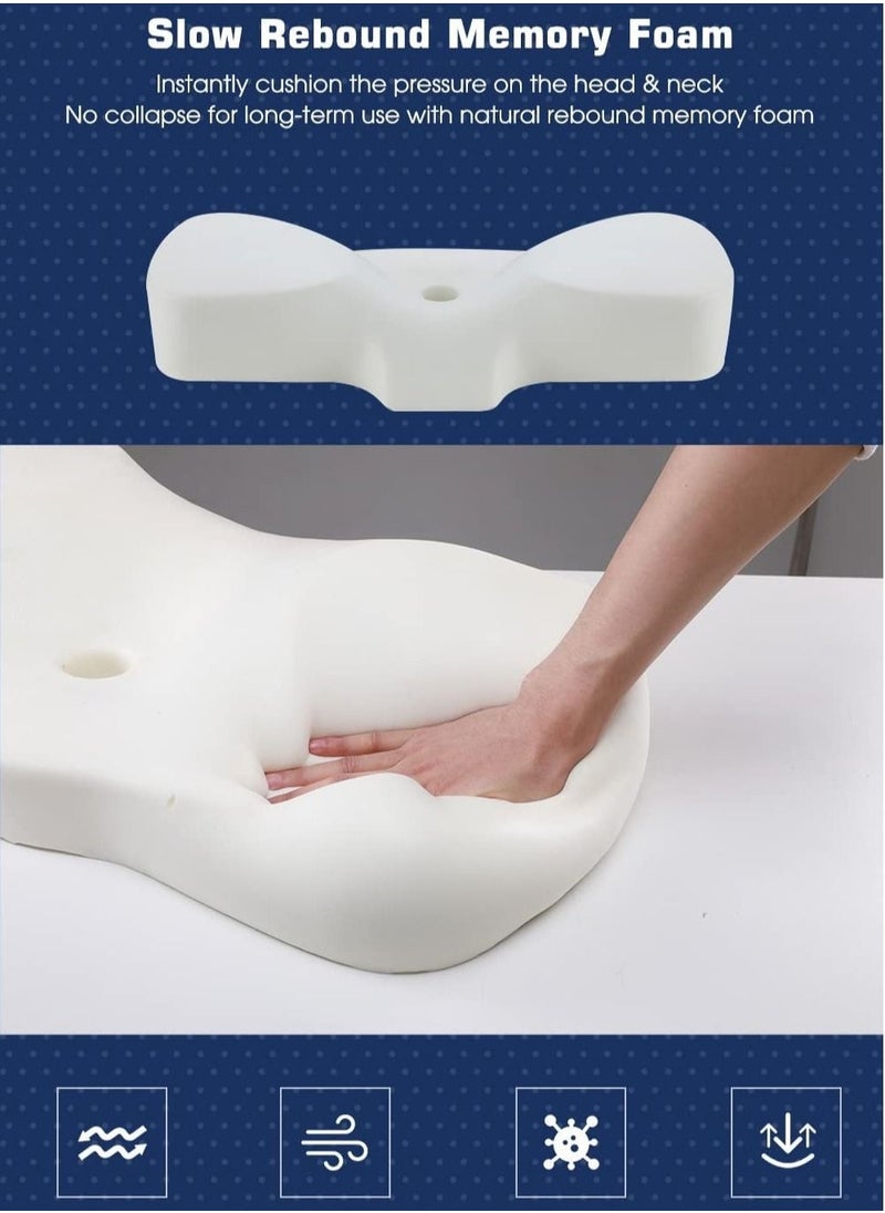 MIXDE - Advanced Memory Foam Pillow  Adjustable Ergonomic Cervical Pillow for Neck and Shoulder Support Pillow for Side Sleepers Polyester - Image 1