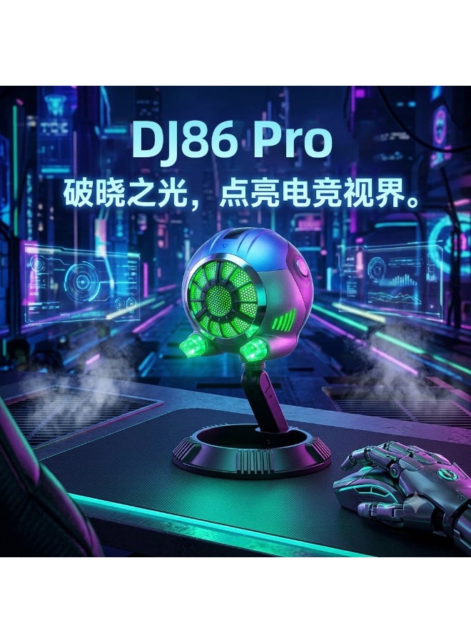 ميكروفون ألعاب ZFSZ RGB USB مكثف، بتصميم سفينة فضاء علمية مع قاعدة تثبيت صدمات للكمبيوتر الشخصي، بلاي ستيشن 5، والبث المباشر - Image 3