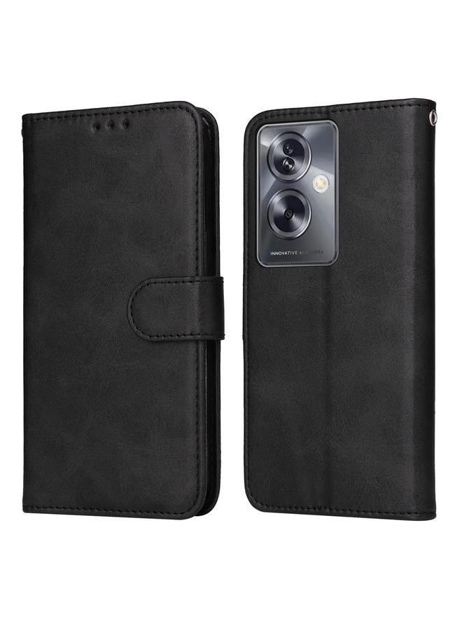 إيروريكس جراب هاتف OPPO A79 5G من الجلد الكلاسيكي بتصميم عجل قابل للطي - Image 1