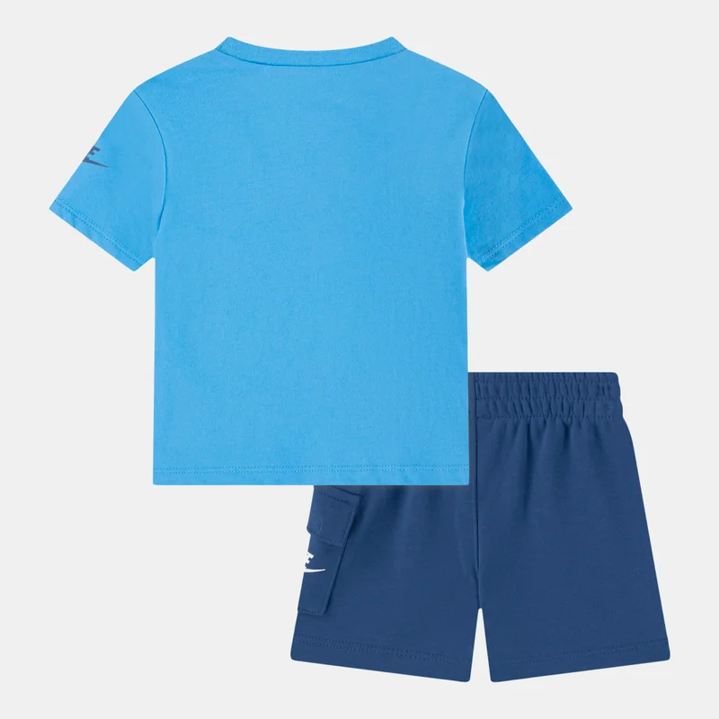 نايكي Kids' Sportswear T-Shirt and Cargo Shorts Set (Baby and Toddler)