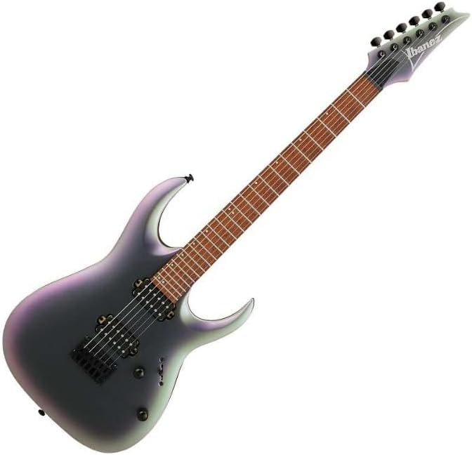 Ibanez إيبانيز RGA42EX ستاندرد جيتار كهربائي - بلاك أورورا بيرست مات - Image 2