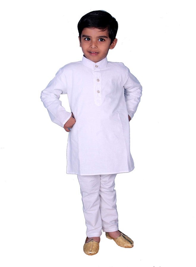 mittenbooty مجموعة كورتا بايجاما قطنية للأطفال من ميتن بوتي® للملابس التقليدية للأولاد بحجم (1-2 سنوات) - Image 1