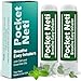 Basic Vigor Pocket Neti Breathe Easy Himalayan Salt Aromatherapy Sinus Inhaler 2 Pack with Essential Oils Natural Nasal StickNasal Inhaler with Eucalyptus Made in The USA - Image 1