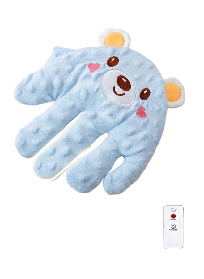 Baby Soothing Palm  Sleeping Aid, Startle Prevention Hand Glove with Remote Control  Heating Pad, Cute for Newborn Baby Girl  Boy - Image 1