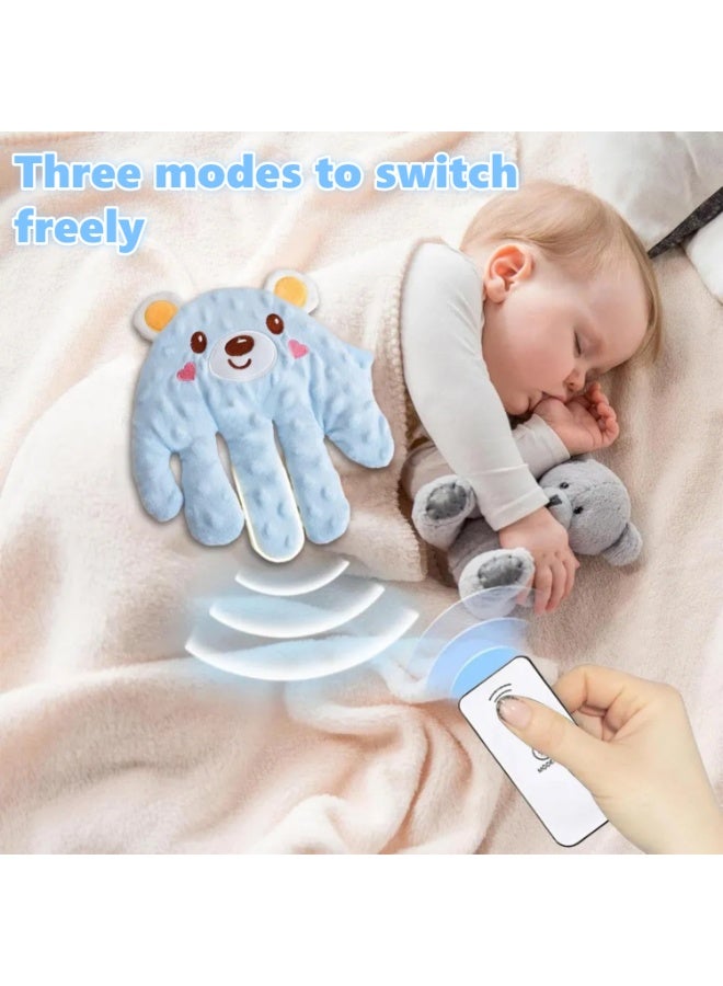 Baby Soothing Palm  Sleeping Aid, Startle Prevention Hand Glove with Remote Control  Heating Pad, Cute for Newborn Baby Girl  Boy - Image 4