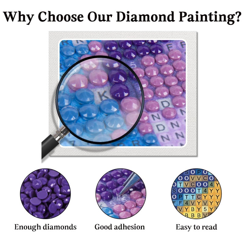 Jaki Diamond Art Painting Kits For Adults-Dog Diamond Painting Kits Square Full Drill Diamond Art For Home Wall Decor(12X16Inch) - Image 4