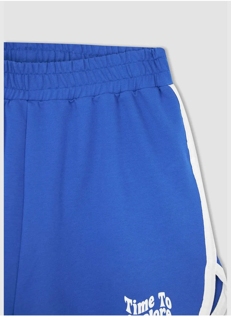 DeFacto Regular Fit Minimal Print Mini Short