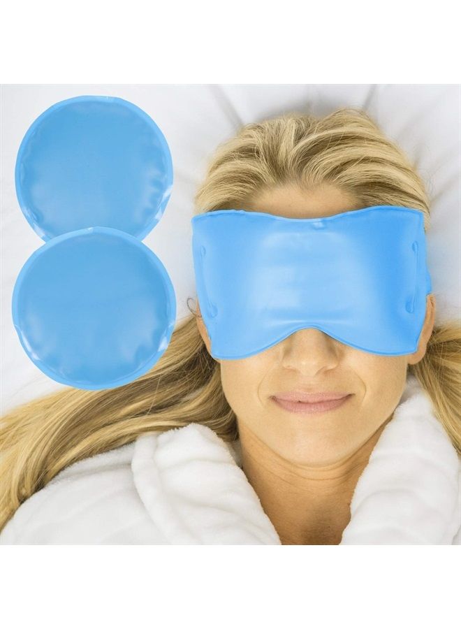 Arctic Flex Cold Eye Mask - Gel Ice Pack for Cool Sleeping, Dry Night Treatment - Reusable Hot Spa Therapy for Sleep, Skin Puffiness, Migraine - Image 1