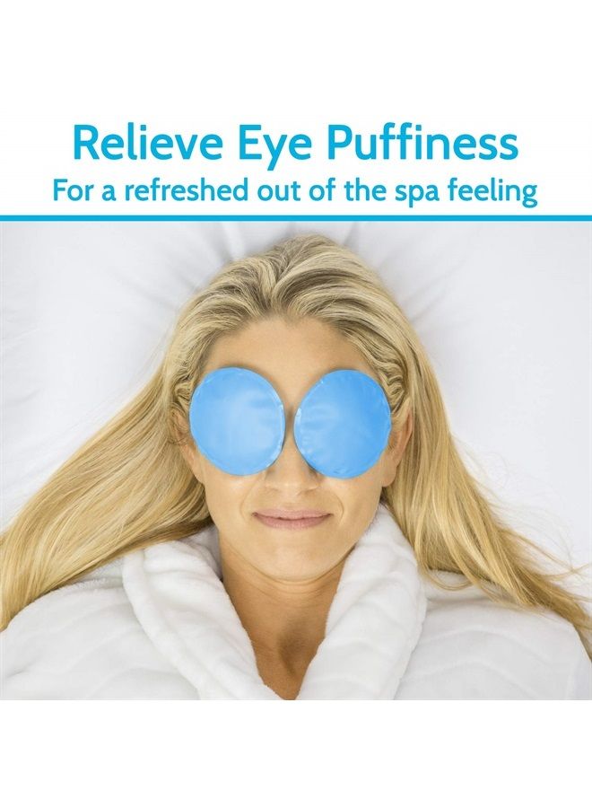Arctic Flex Cold Eye Mask - Gel Ice Pack for Cool Sleeping, Dry Night Treatment - Reusable Hot Spa Therapy for Sleep, Skin Puffiness, Migraine - Image 2