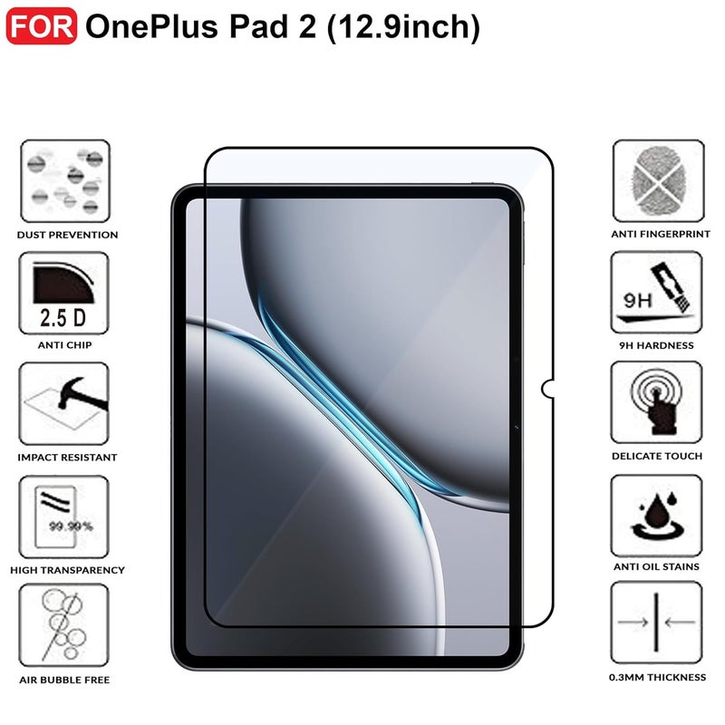 Cedo OnePlus Pad 2 (12.1 inch) Tempered Glass | Screen Protector Clear Tempered Glass for OnePlus Pad 2 (12.1 inch) - Image 3