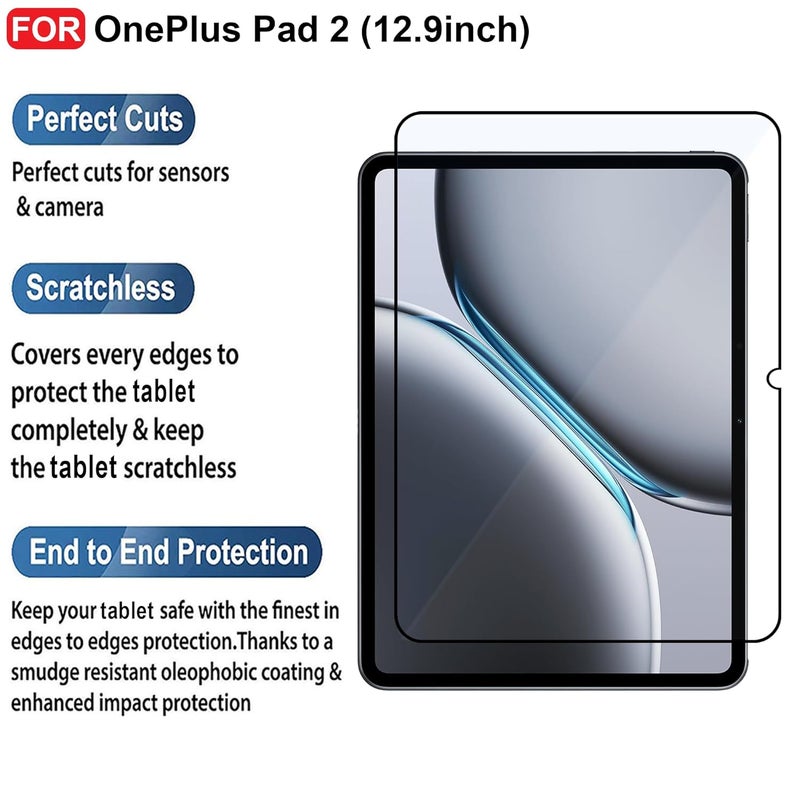 Cedo OnePlus Pad 2 (12.1 inch) Tempered Glass | Screen Protector Clear Tempered Glass for OnePlus Pad 2 (12.1 inch) - Image 2