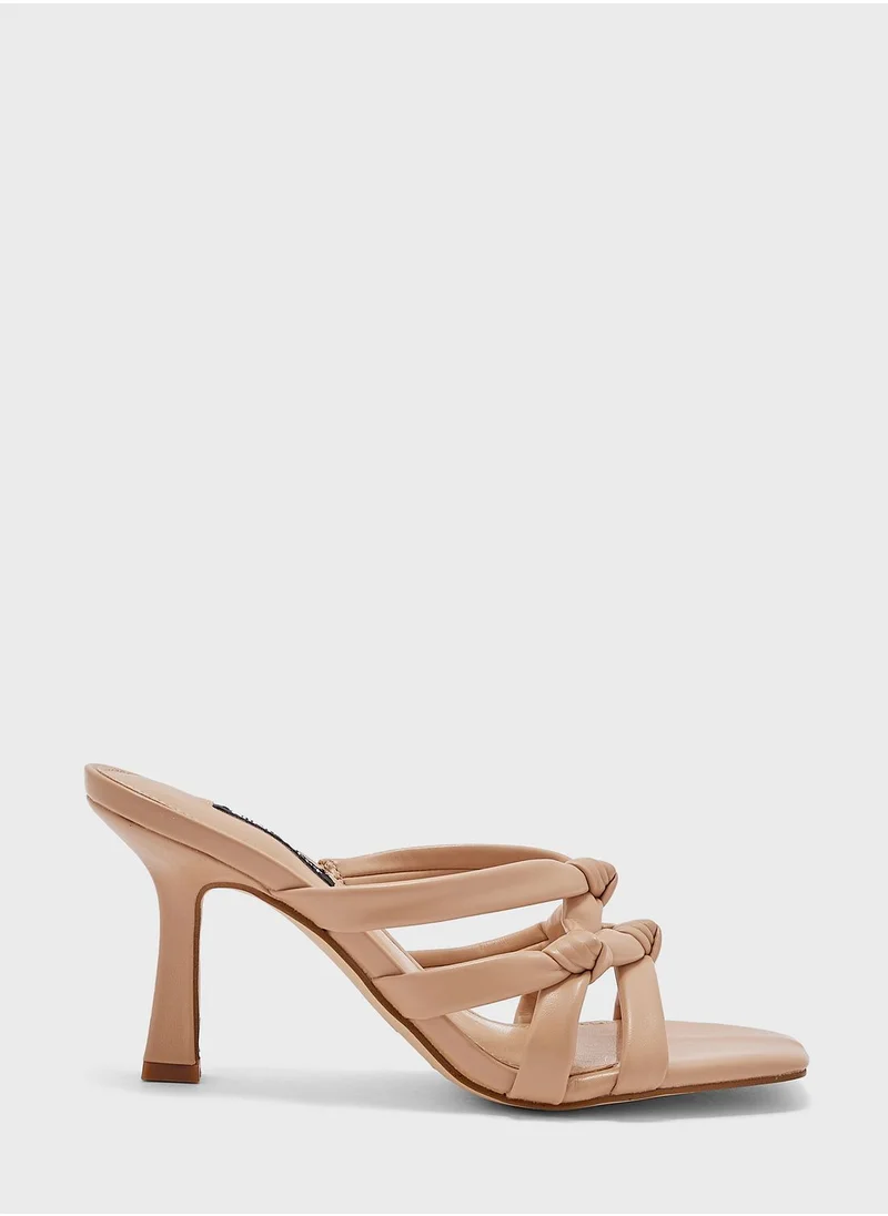 ناين ويست Multi Strap Mid Heel Sandals