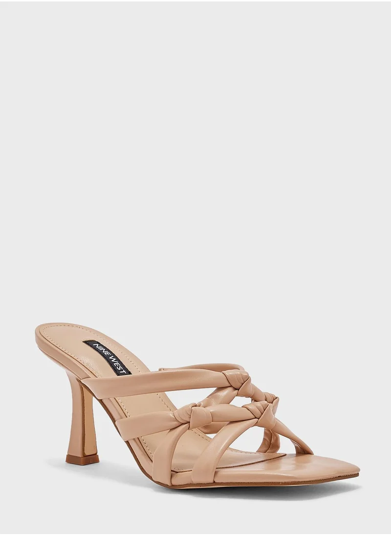 ناين ويست Multi Strap Mid Heel Sandals