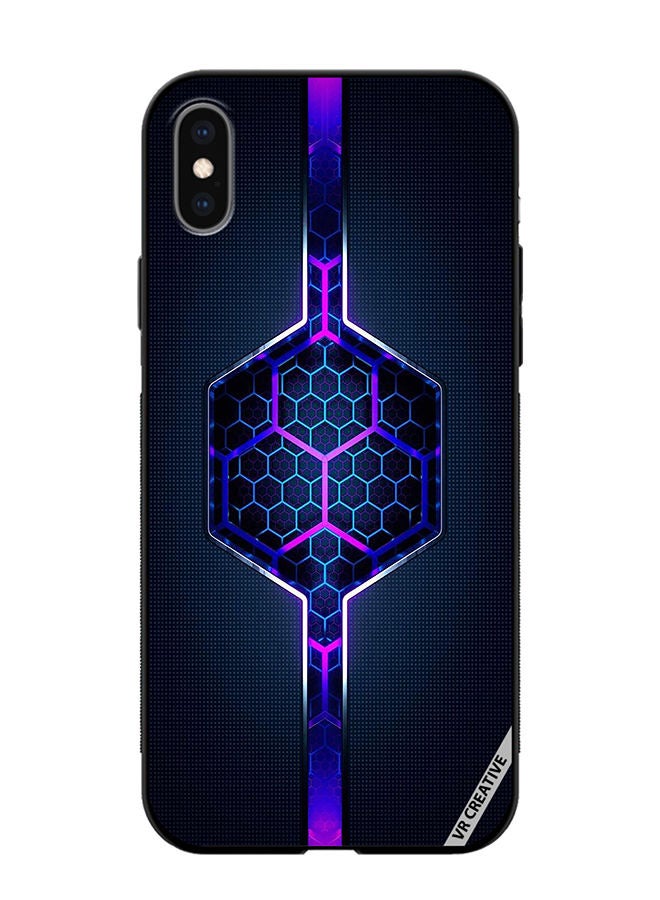 VR CREATIVE Protective Case Cover For Apple iPhone XS Max Abstract Design Multicolour - Image 1