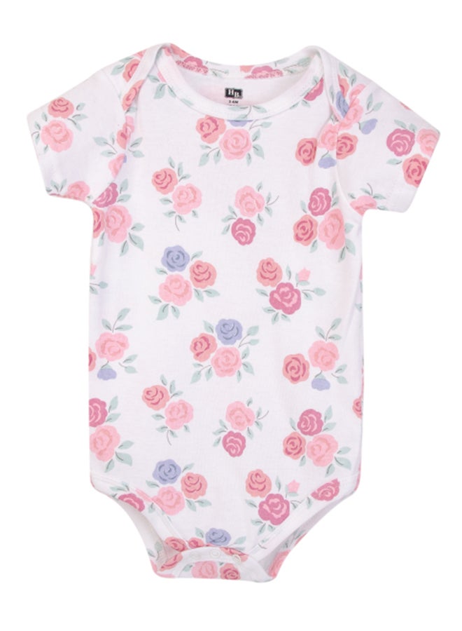 hudson baby طقم بدلات أطفال 3 قطع بأكمام قصيرة - بنت ماما، 6 - 9 أشهر - Image 3