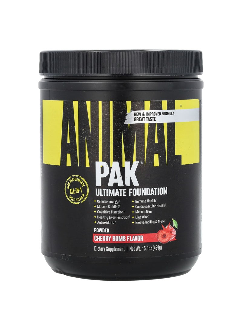 Pak®, Ultimate Foundation, Cherry Bomb, 15.1 oz (429 g)