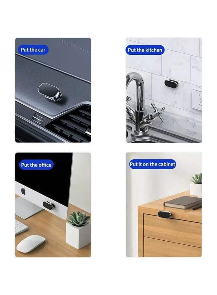 General Magnetic Phone Holder Mobile Phone Holder 360° Adjustable Car Dashboard Mount Wall Mount Key Holder Strong Magnet Universal Car Holder, Dashboard 360° Rotation for All Phones and Mini Tablets  - Image 3