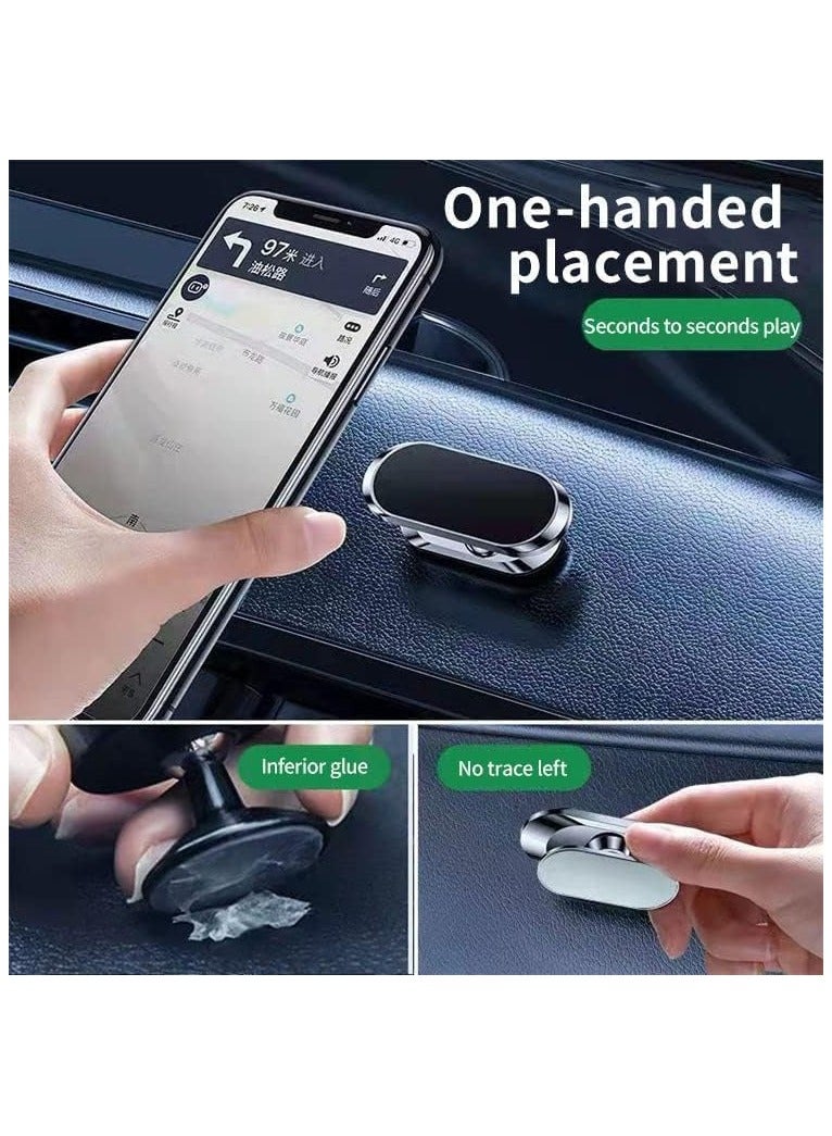 General Magnetic Phone Holder Mobile Phone Holder 360° Adjustable Car Dashboard Mount Wall Mount Key Holder Strong Magnet Universal Car Holder, Dashboard 360° Rotation for All Phones and Mini Tablets  - Image 5