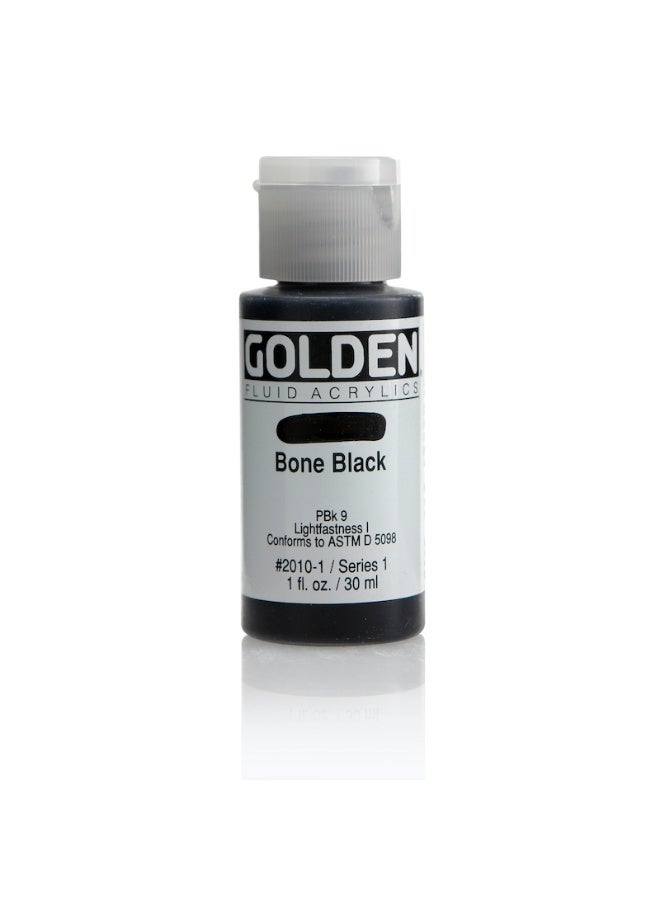 Fluid Acrylics -Bone Black 30ML