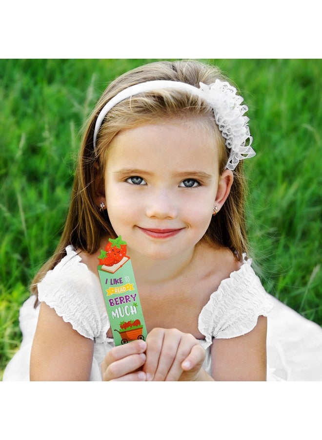Eersida 400 Pieces Scented Bookmarks Kids Scratch and Sniff Bookmarks Fruit Food Theme Bookmarks Sayings Bookmarks Assorted Scented Bookmarks Cute Bookmarks for Students Teens Food Lovers, 10 Styles - Image 5
